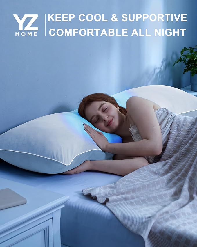 YZ HOME Cooling Body Pillow for Adults, Cold Touch Fabric | Body Pillow for - Image 7