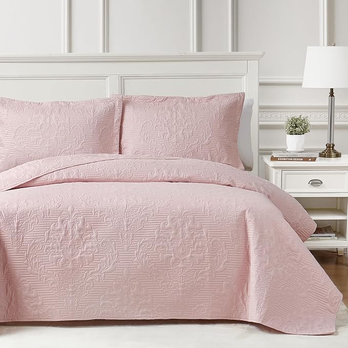 Hansleep Pink Quilt Twin Size by Hansleep