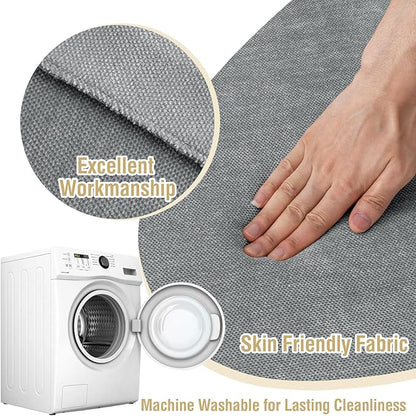 H.VERSAILTEX Full Size Armless Futon Mattress Covers for Traditional Japanese Futon Mattress Soft Chenille Couch Slipcovers Floor Mats Sofa Protector Zippered Sleeper Sofa Cover,Grey