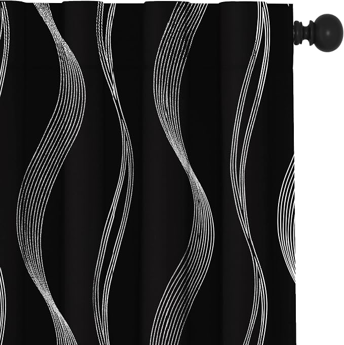 Deconovo Blackout Back Tab Curtains by Unknown