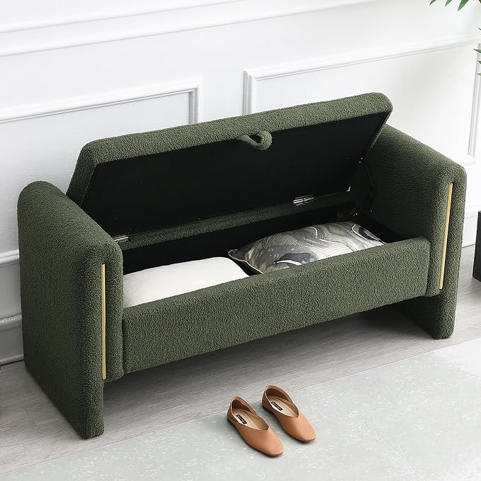 HRVEOCEI Upholstered Storage Bench by HRVEOCEI