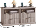 VASAGLE Set of 2 Nightstands by Unknown