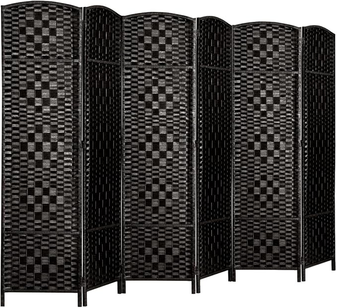 RHF Room Divider Panel, Partition Room Dividers, 6Panel Privacy Screen by RoseHomeFashion