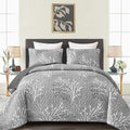 DJY Grey Quilt Set Queen Size by HOME