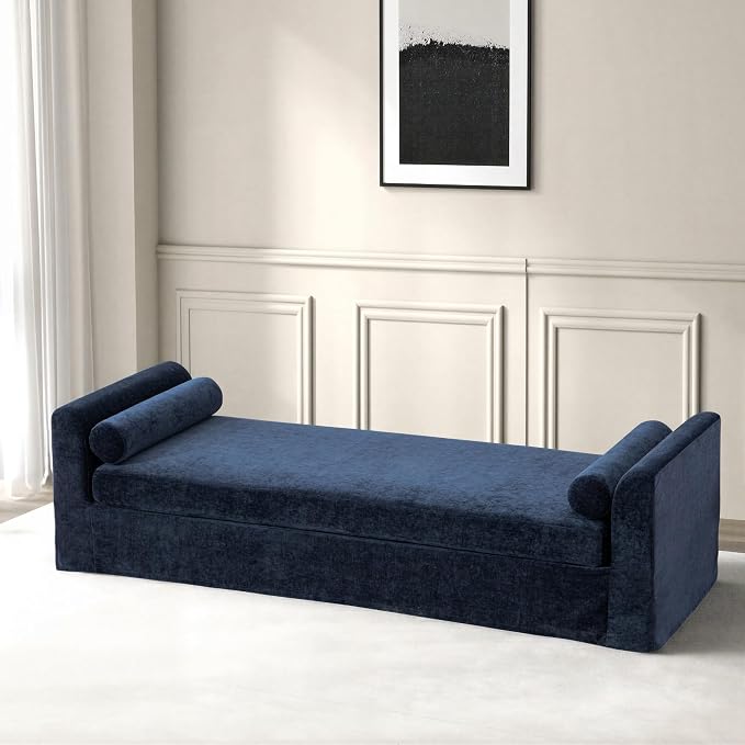 Aoiy & Wifon 90.6" W Chaise Lounge Chair Indoor, Upholstered Oversized End of by AoiyWifon