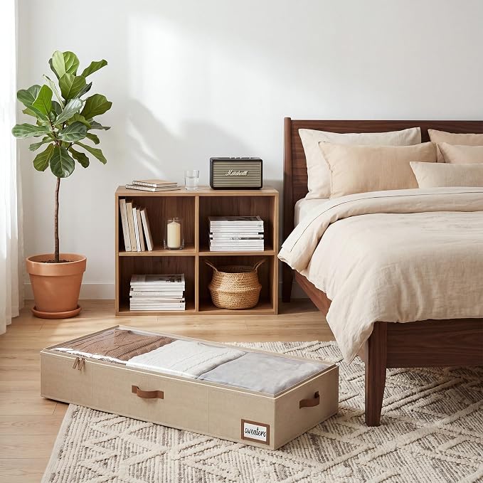 StorageWorks 7 Inch Low Profile Under Bed Storage Containers - Image 5