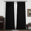 High Ceiling Extra Long Pinch Pleated Black Out 108 Inch Curtains by PleatedDrapes