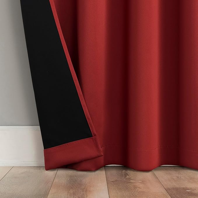 Sun Zero Oslo Theater Grade Extreme 100% Blackout Rod Pocket Curtain Panel - Image 5