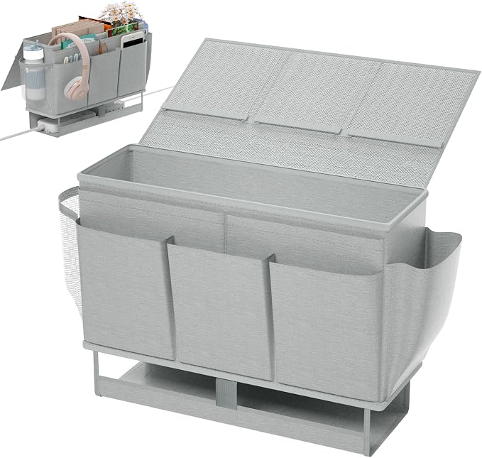 Bedside Caddy Organizer, Bed Caddy by frjjthchy