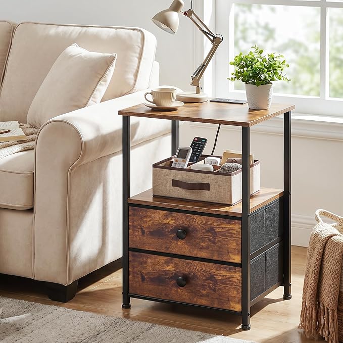 Night Stand, Nightstands Set of 2 - Image 7