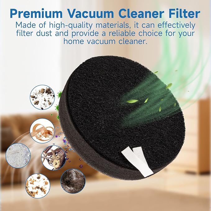 3 Pack Replacement Vacuum Cleaner Filter Compatible with Bissell CleanView Upright Vacuum 1214 2252 2486 2489 2254 22543 24899 27909 2259 2260 Filters Replacement Part #1608225