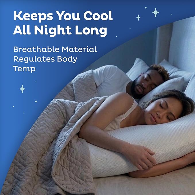 Body Pillow for Adults, Cozy Comfort Down Alternative Pregnancy Pillows - Image 3