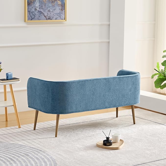 Bedroom Bench with Back, Inside Metal Frame, Extra Seat - Image 6