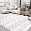 Nakagishi Boho 9x12 Area Rug Living Room Rugs Machine Washable Gray | Soft by NakagishiAreaRug