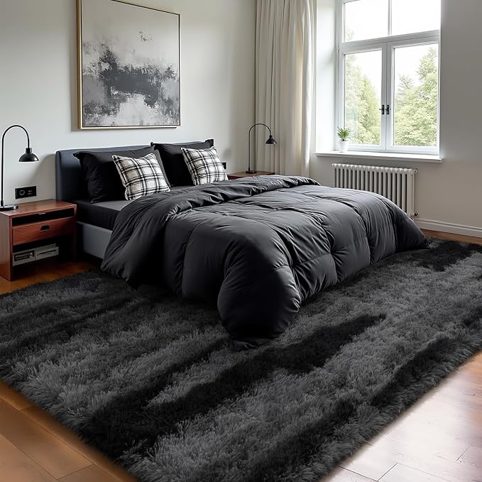 HOMORE 4x6 Area Rug for Bedroom, Fluffy Shaggy Rugs for Kids Boys Girls Room - Image 5
