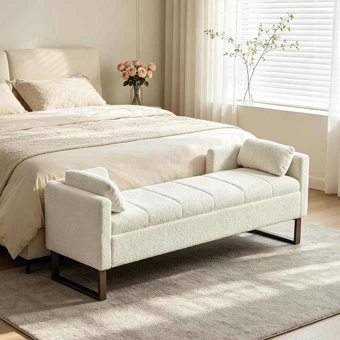 Chifee & Vingol 64" W Storage Benches End of Bed Bench by ChifeeVingol
