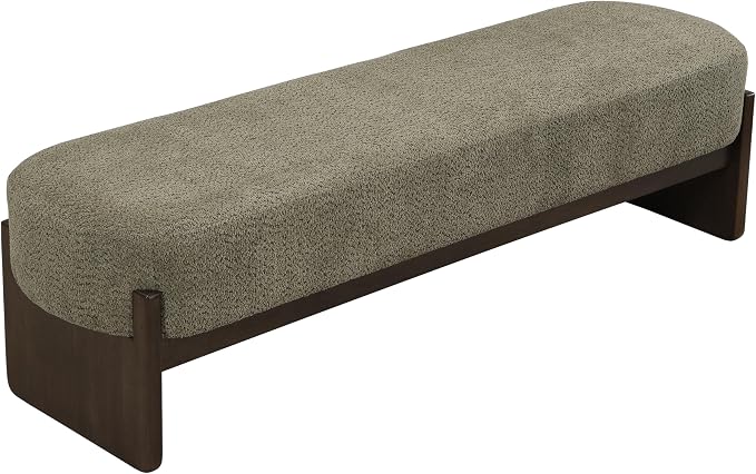 Christopher Knight Home Arden Minimalist Loop Yarn Fabric Dining Bench - Image 8
