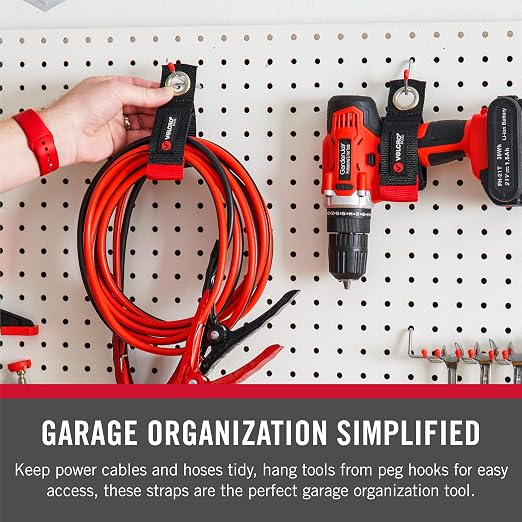 VELCRO Brand EASY HANG Extension Cord Organizer – Declutter Fast, Hang Smarter - Image 3