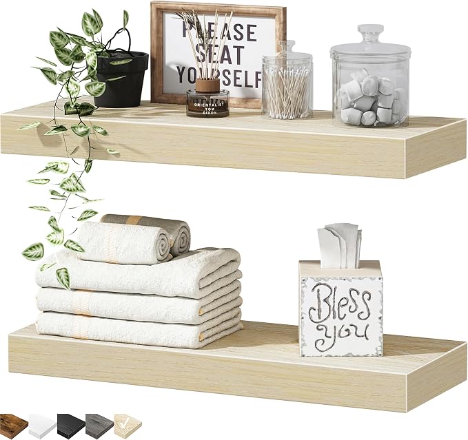 QEEIG Bathroom Floating Shelves by QEEIG