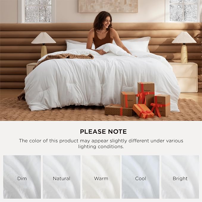 Bedsure King Comforter Set, 3 Pieces GentleSoft™ Bed Set, 1 Lightweight - Image 7