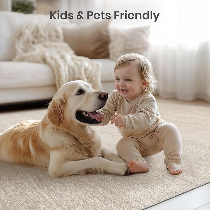 Washable Rugs 5x7, Non Slip Large Area Rugs - Image 9