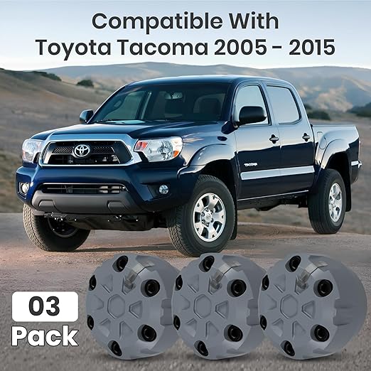 2nd Gen Tacoma Accessories AC Knob Upgrade - 2005,2006,2007,2008,2009,2010,2011,2012,2013,2014,2015 Tacoma Climate Control Dial Mods Set - 2nd Gen Tacoma Mods - for Toyota Interior Replacement Kit