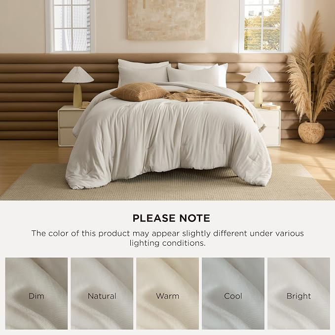 Bedsure Full Comforter Set, 3 Pieces GentleSoft™ Bed Set, 1 Lightweight - Image 7