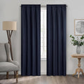 Eclipse Kendall Textured Blackout Rod Pocket Curtain by EclipseCurtains