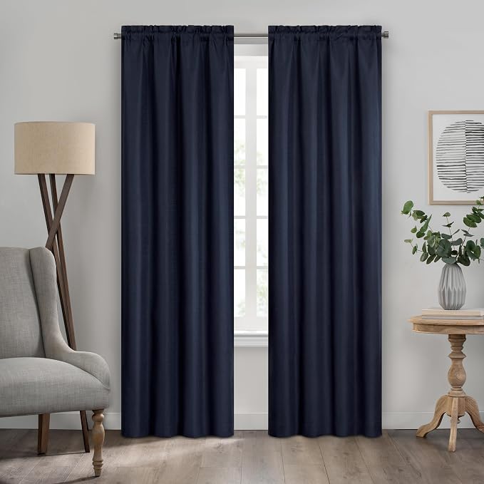 Eclipse Kendall Textured Blackout Rod Pocket Curtain by EclipseCurtains