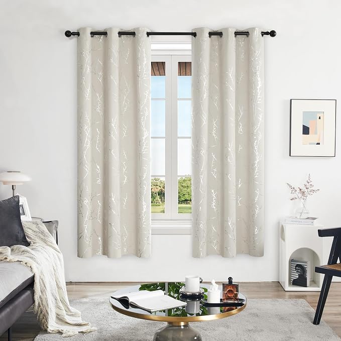 Deconovo Living Room Curtains 72 Inches Long, Thermal Insulated, Room Darkening - Image 2