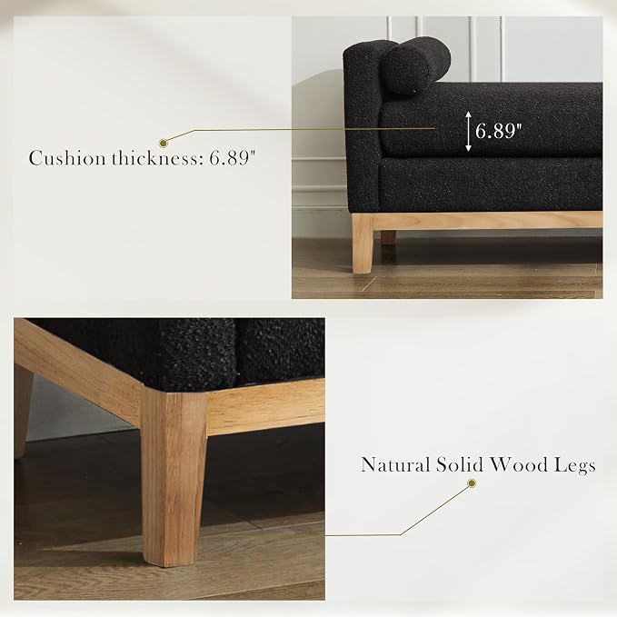 Aoiy & Wifon 66.34" W King Size Bench - Image 6