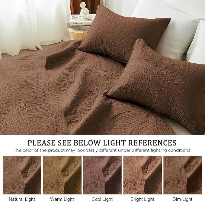 akkialla Full/Queen Quilt Bedding Set, Lightweight Soft Bedspread Coverlet - Image 5