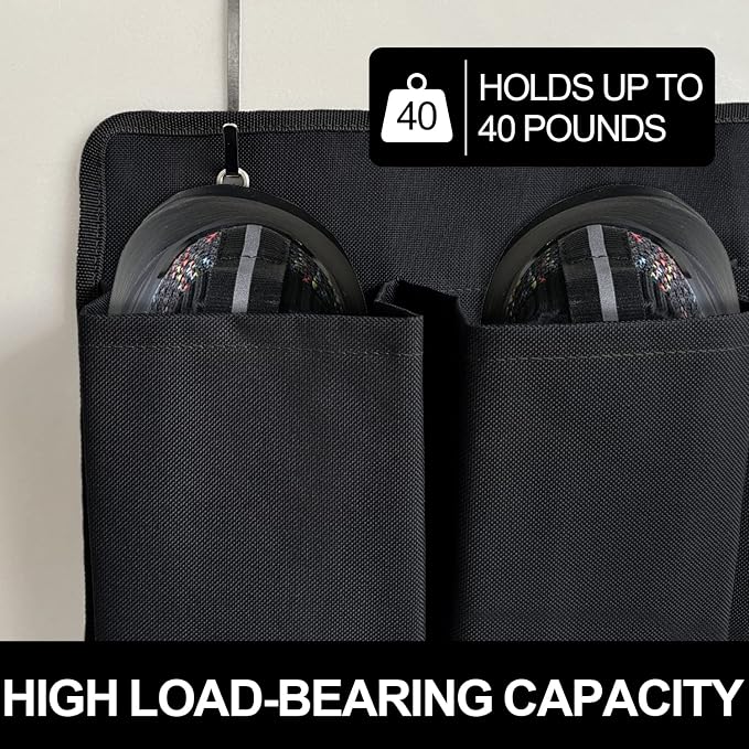 RVZONE RV Shoe Pockets 10 Pockets Heavy Hanging Bedside Storage Organizer - Image 3