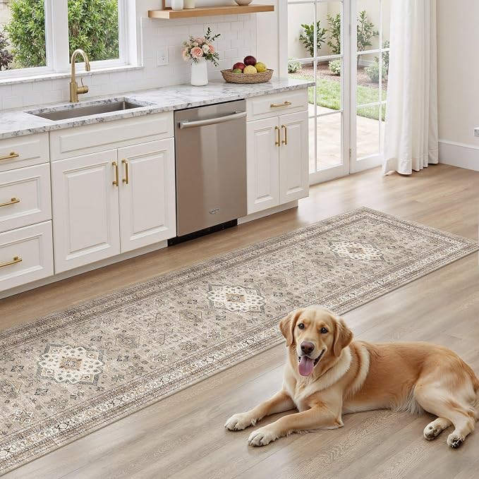 cotiled 2x8 Hallway Runner Rug for Entryway, Non-Slip Vintage, and Laundry Room - Image 7