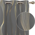 Deconovo Curtains for Living Room, Pattern Blackout Curtains 63 Inches Long | by Unknown