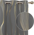 Deconovo Curtains for Living Room, Pattern Blackout Curtains 95 Inches Long | by Unknown
