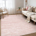 Nakagishi Boho 5x8 Area Rug Living Room Rugs Machine Washable Pink | Soft by NakagishiAreaRug