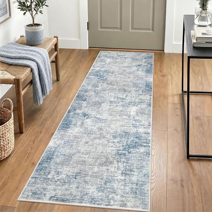 Abstract Runner Rug 2x6 Ft Washable Runners by iOhouze