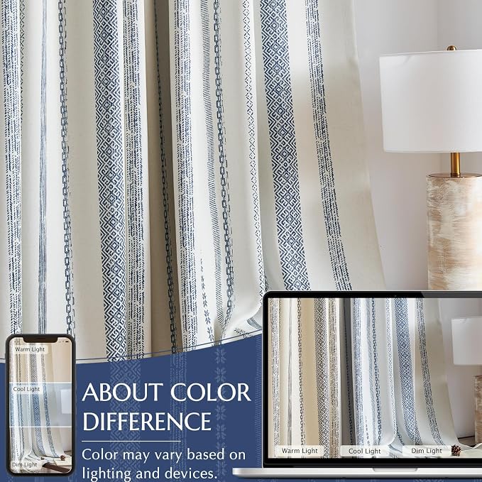 jinchan Boho Blackout Curtains 84 Inches Long - Image 8