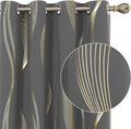 Deconovo Curtains for Living Room, Pattern Blackout Curtains 45 Inches Long | by Unknown