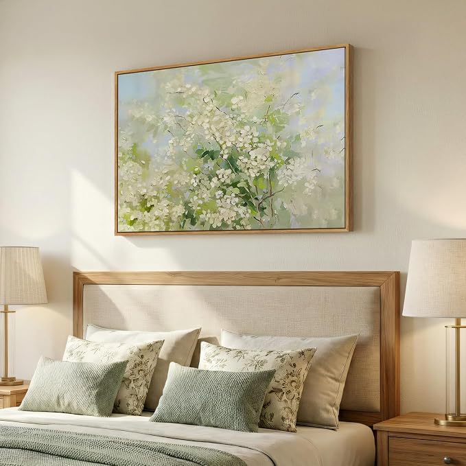Framed Green Floral Botanical Wall Art - Image 2