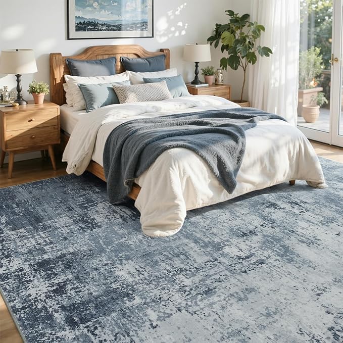 5x7 Ft Area Rugs for Living Room, Soft Non-Slip Washable Rugs Modern Abstract - Image 4