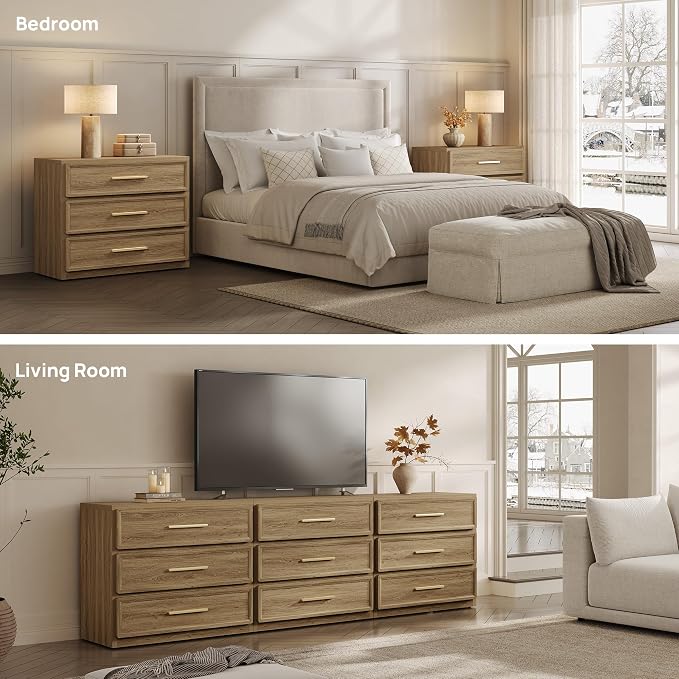 SICOTAS Oversized Night Stand Set 2 - Image 6