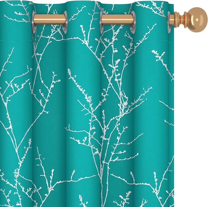Deconovo Living Room Curtains 63 Inches Long, Thermal Insulated, Room Darkening by Unknown
