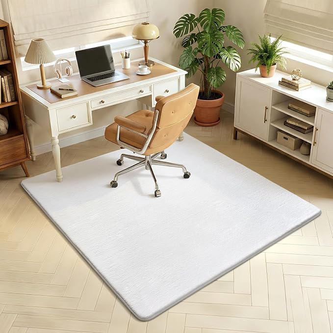 5x5 Square Area Rugs for Bedroom Living Room, Modern Non Slip Minimalist Carpet - Image 8