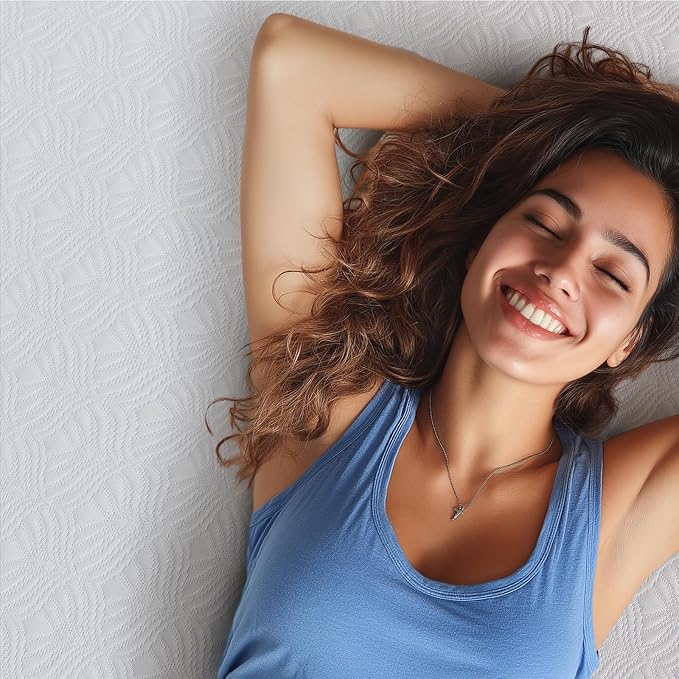 Waterproof Mattress Protector King Mattress Pad, Deep Stretchable Pocket Bed Cover, Machine Washable Soft Breathable Noiseless Mattress Protection for Household Guest Bedroom Home Hotel