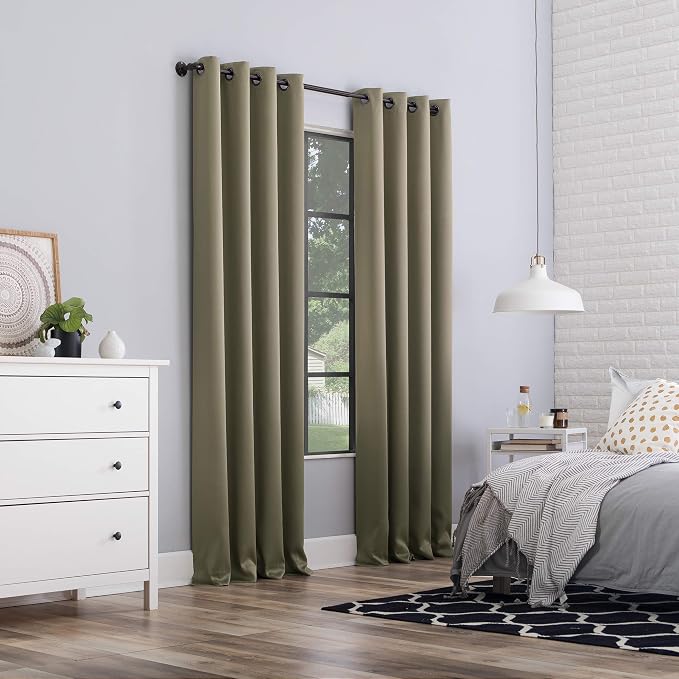 Sun Zero Nordic 2-pack Theater Grade Extreme 100% Blackout Grommet Curtain - Image 7