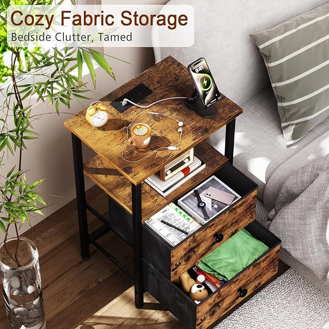 Night Stand, Small Nightstand - Image 5