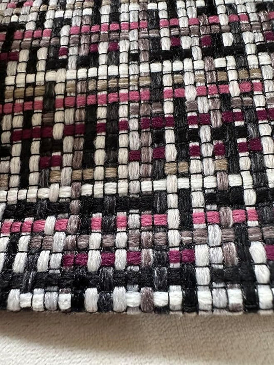 OctoRose 3 Side Zipper Upholstery Thick Linen Tweed Purple, Full Size Futon Cover Sofa DayBed Mattress Slipcover (Linen-Purple, Full Size)