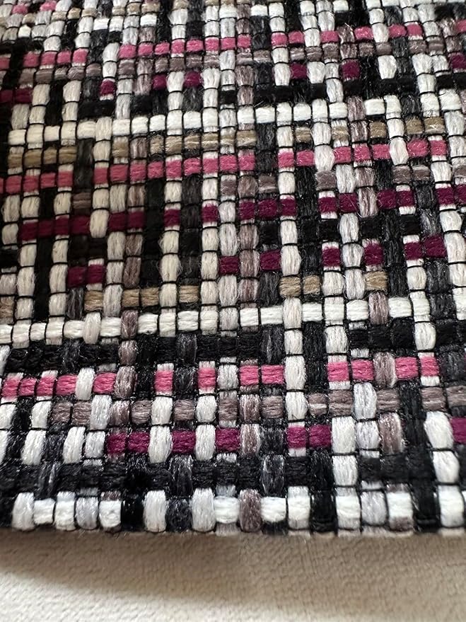 OctoRose 3 Side Zipper Upholstery Thick Linen Tweed Purple, Twin Size Futon Cover Sofa DayBed Mattress Slipcover (Linen-Purple, Twin Size)